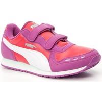 puma cabana racer sl v kids girlss childrens shoes trainers in white