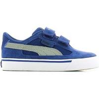 puma 356449 sport shoes kid boyss childrens trainers in blue