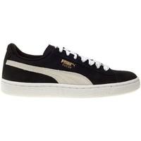 puma suede jr boyss childrens shoes trainers in beige