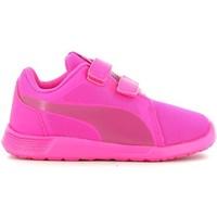 puma 360874 sport shoes kid pink girlss childrens walking boots in pin ...