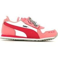 puma 358194 sport shoes kid pink girlss childrens walking boots in pin ...