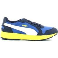 puma 358301 sport shoes kid boyss childrens trainers in blue