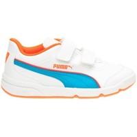 puma stepfleex fs sl v inf boyss childrens shoes trainers in white