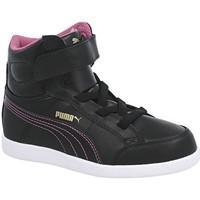 Puma Ikaz Mid Kids Blackmeadow Mau girls\'s Children\'s Shoes (High-top Trainers) in black