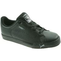 puma game point boyss childrens shoes trainers in black