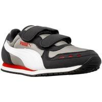 puma cabana racer boyss childrens shoes trainers in grey