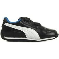 Puma Fieldsprint L V Inf Black girls\'s Children\'s Shoes (Trainers) in blue