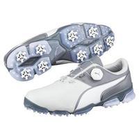 Puma Titan Tour IGNITE Disc Golf Shoes - Grey Violet / White / Steel Grey UK 7 Standard