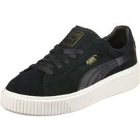 Puma Suede Platform Mono Satin Wmns black/whisper white/team gold