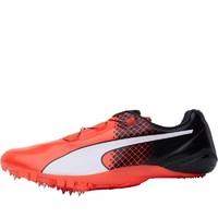 Puma Mens EvoSPEED Disc Tricks V2 Sprint Spikes Black/Red