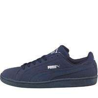 Puma Mens Smash Buck Mono Trainers Peacoat