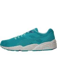 Puma Mens R698 Knit Mesh V2 Trainers Green