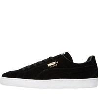 puma mens suede classic trainers blackwhite