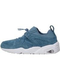 puma womens blaze of glory soft pack trainers blue heaven