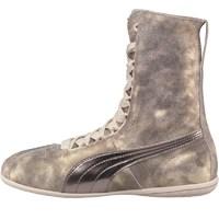 Puma Womens Eskiva Hi Metallic Trainers Gold