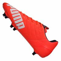 Puma evoSPEED 3.4 Leather Soft Ground Football Boots (Lava Blast)