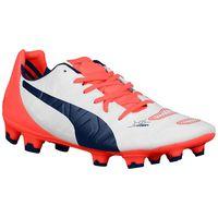 Puma Evopower 2.2 FG Football Boots (White-Orange)