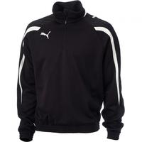 puma powercat half zip training black