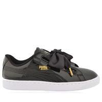 PUMA Basket Heart Patent Trainers