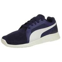 puma st trainer evo sd trainers mens peacoatwhisper white