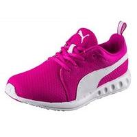 puma carson mesh running shoes womens pinkwhite