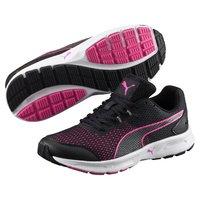 Puma Descendant v4 Ladies Running Shoes - Black/Pink, 4.5 UK