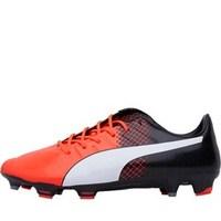 puma mens evopower 13 fg football boots redwhiteblack