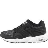 Puma Mens Blaze Tiger Mesh Trainers Asphalt/Black