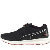 Puma Mens IGNITE Disc Neutral Running Shoes Black/White/Red