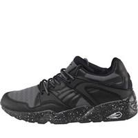 Puma Mens Blaze Tech Mesh Trainers Grey/Black