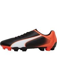 Puma Mens Adreno FG Football Boots Black/White/Lava