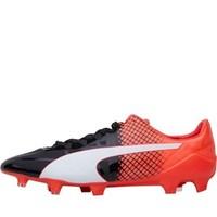 Puma Mens EvoSPEED 1.5 FG Football Boots Black/White/Red