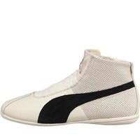 Puma Womens Eskiva Mid Trainers Whisper White/Black