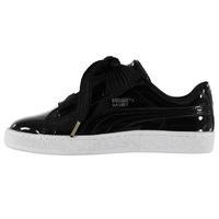 PUMA Basket Heart Patent Trainers