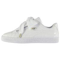 PUMA Basket Heart Patent Trainers