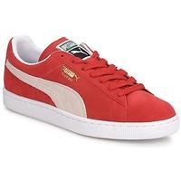 Puma SUEDE CLASSIC + men\'s Shoes (Trainers) in red