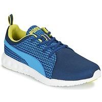 puma carson runner knit mens shoes trainers in blue