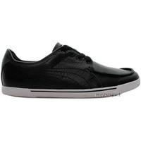 puma benecio mocc toe mens boat shoes in black