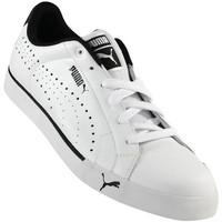 puma game point mens shoes trainers in white