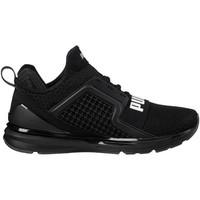 puma 189495 sport shoes man black mens trainers in black