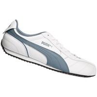 puma snts leather nm mens shoes trainers in white