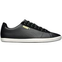 puma civilian cdr black mens shoes trainers in black