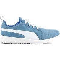 puma 188485 sport shoes man blue mens shoes trainers in blue