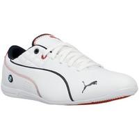 puma bmw dritf cat 6 leather mens shoes trainers in white