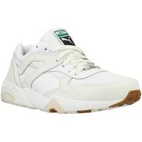 Puma R698 White ON White men\'s Shoes (Trainers) in White