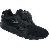 puma trinomic disc blaze mens shoes trainers in black