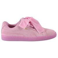 Puma Suede Heart Satin Trainers