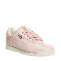 puma roma pastel pink leather