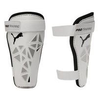 Puma Pro Training Shinguard - White/Metallic Silver/Black