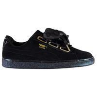 Puma Suede Heart Satin Trainers